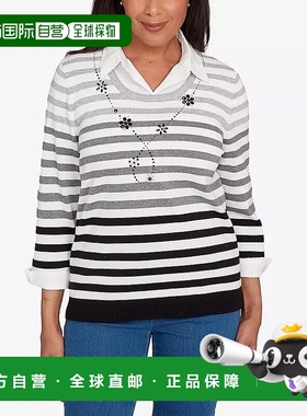 1h可退 【美国直邮】alfred dunner 女士 毛衣上衣