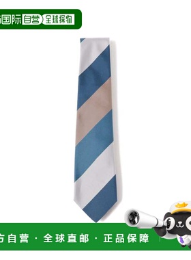 1h可退 日本直邮FRANCO BASSI 男装 真丝混棉 条纹领带 215535313