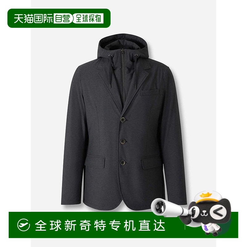1h可退香港直邮HERNO男士夹克 GA00018UR12742S9490GRIS AW2025