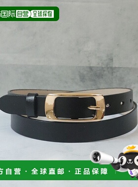 日本直邮florge 方形框架扣厚款皮革腰带 [FL8218EW08193]