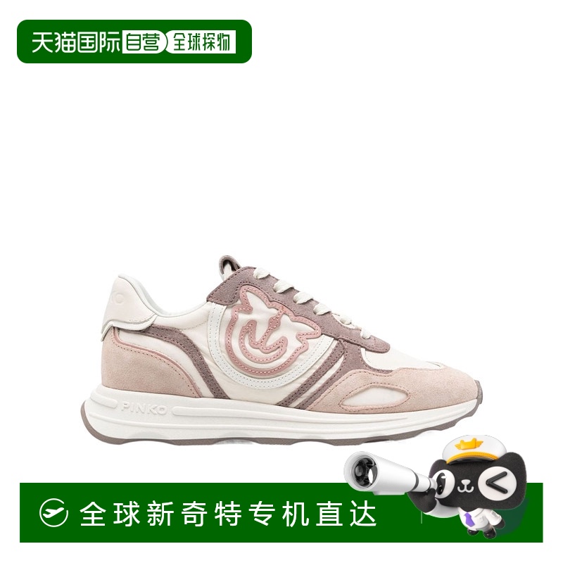 香港直邮PINKO 女士运动鞋 SS0087P076N37 SS2025 白色 系带运动