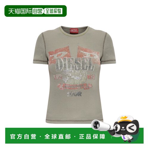 香港直邮DIESEL 女士T恤 TMARSYRIBA259440QJCB5AA AW2026