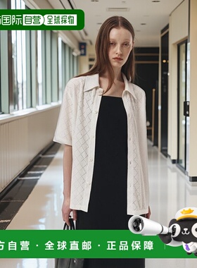 韩国直邮Dunst2023秋冬新品中性风经典女款衬衫UDSH3B124OW短袖