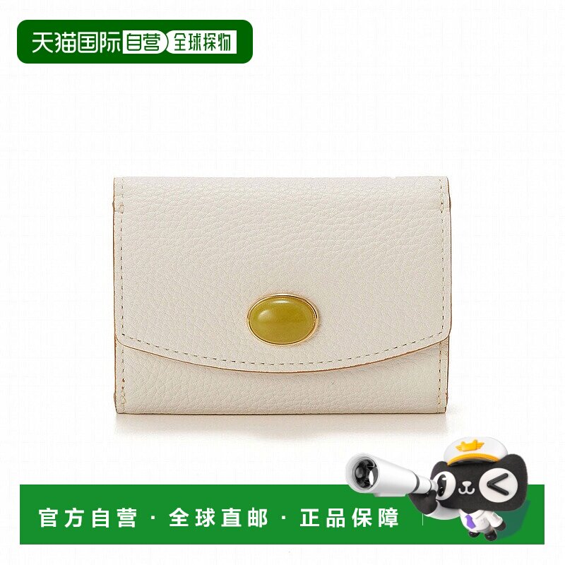 日本直邮TOPKAPI gemdrops 迷你压纹皮革天然石三折钱包 [TO002DW