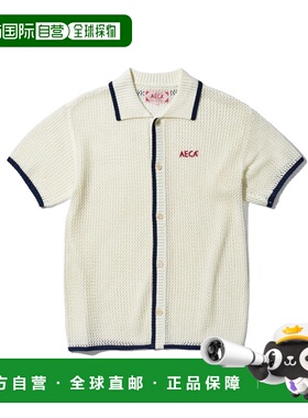 韩国直邮AECA 公用T恤AWCMSSBEKSTOV001C0WB CROCHET COLLAR HALF