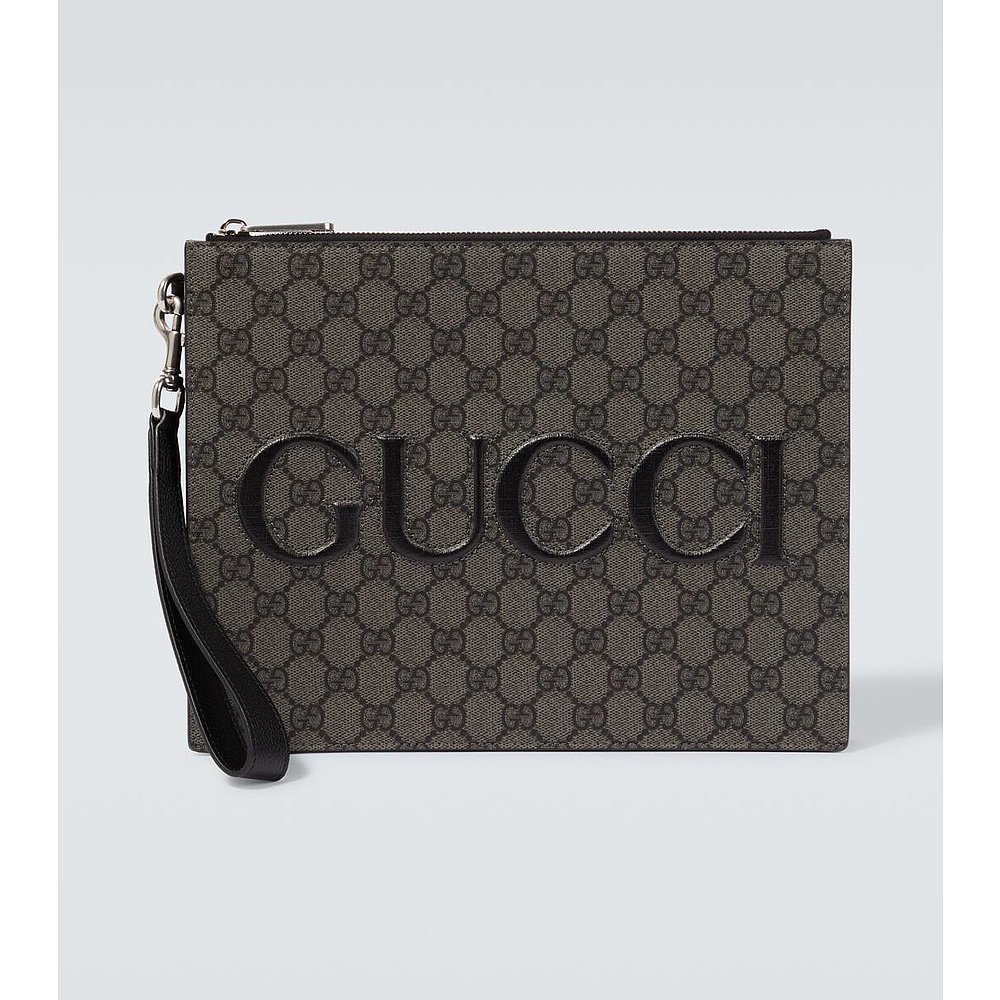 潮奢 Gucci 古驰 男士Gucci GG canvas pouch with strap 手拿包 箱包皮具/热销女包/男包 男士包袋 原图主图