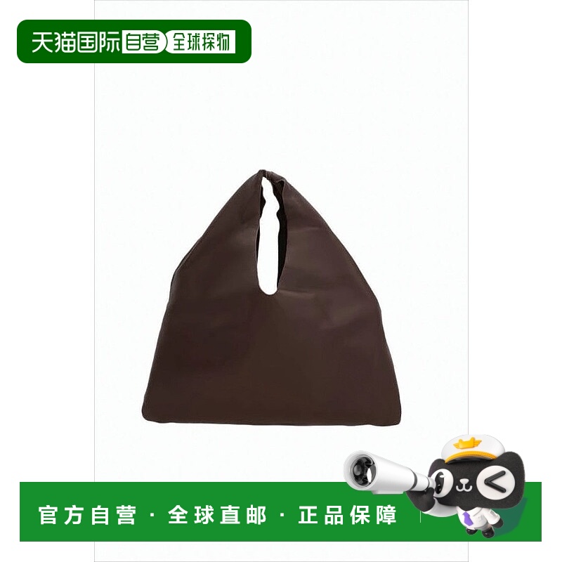 自营the row三角形羊皮手提包,带镂空手柄-白色 美国奥莱直发