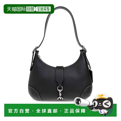 香港直邮COACH 女士斜挎包 CW642LHBLACK AW2025 黑色 Hamptons H