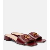 Valentino 华伦天奴 女士 潮奢 VLogo 皮质凉拖