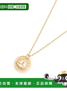 1h可退 日本直邮23区女士复古设计硬币项链 AS3DGS0216吊坠