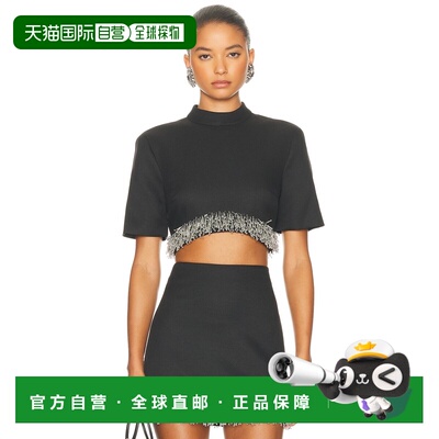 1h可退 香港直邮Simkhai 女士 Jalen 短袖短款上衣 5252017C