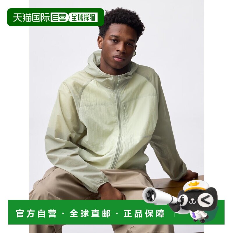 日本直邮GU 便携轻型尼龙风衣外套+E