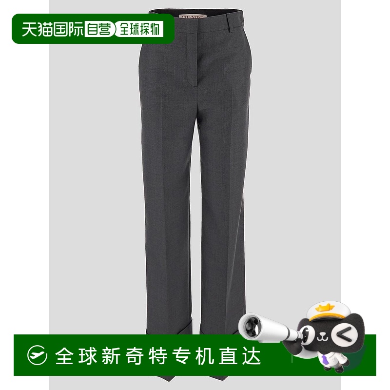 1h可退 香港直邮VALENTINO 女士休闲裤 6B0RB6F08VB153 SS2025 灰