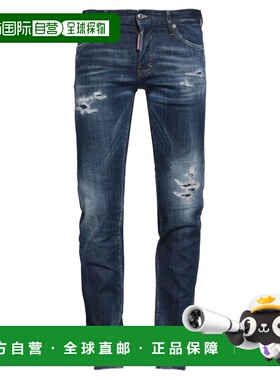 1h可退 【美国直邮】Dsquared2 男装休闲裤 3035 低腰修身牛仔裤