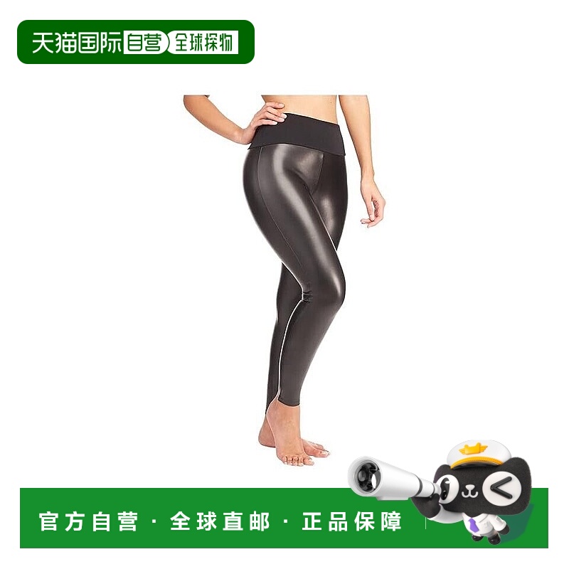 自营Red Hot By Spanx Leggings Women's  Black Faux Leather Sk