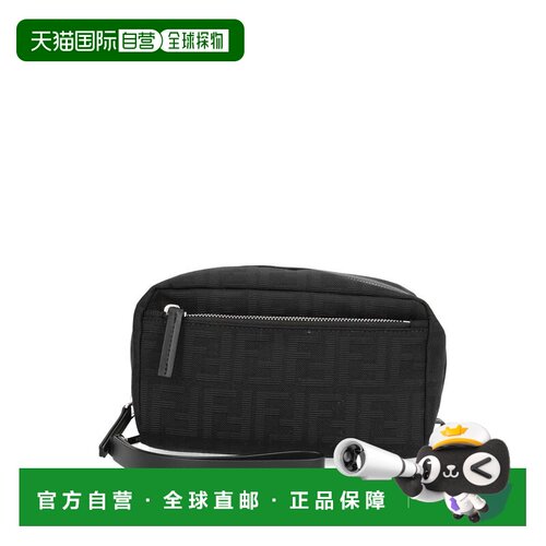 1h可退 香港直邮FENDI 男士化妆包 8N0216B16FF0QA1 AW2026 黑色