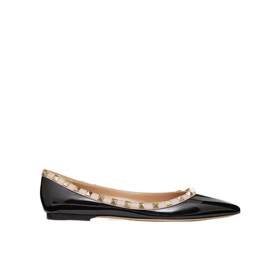Valentino ROCKSTUD 铆钉芭蕾平底鞋 WS0403VNW