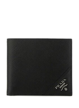 Prada 普拉达 男士 Black leather wallet 钱包 2MO513QMEF0002