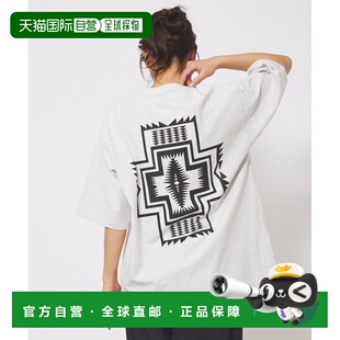 1h可退 日本直邮PENDLETON 短袖印花T恤 男女同款 04500020071