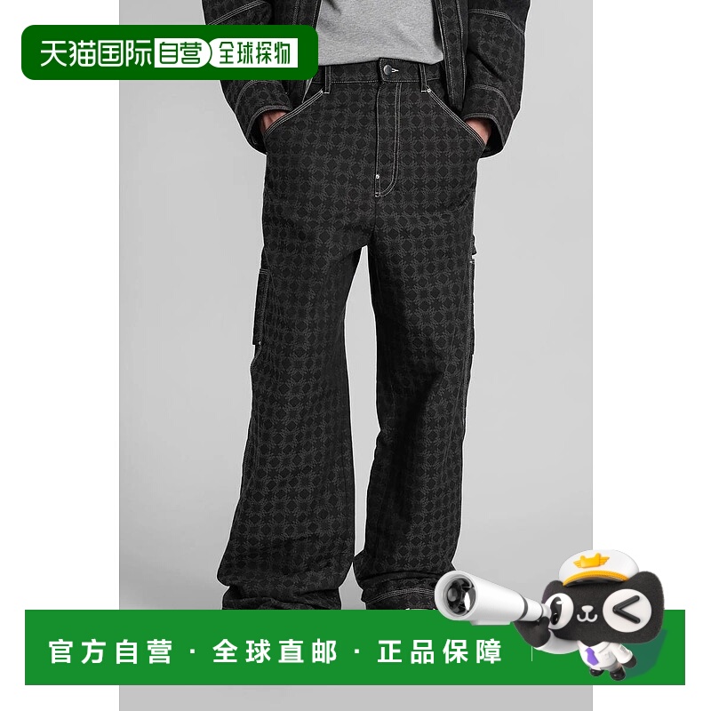 1h可退 香港直邮AMIRI 男士休闲裤 423487AMPACA1039 AW2025 黑色