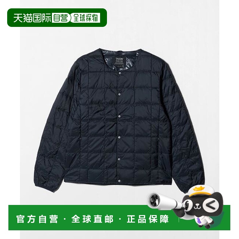 1h可退 日本直邮green label relaxing  TAION 圆领纽扣羽绒夹克