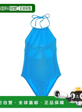 自营 Splendid Fishnet 连体泳衣 - 蓝色 美国奥莱直发