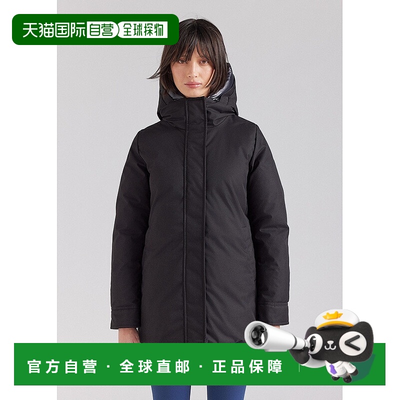 自营欧洲直邮Pyrenex Charlotte 女士保暖羽绒服 天然羽绒 黑色