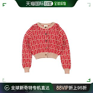 女童 香港直邮潮奢 芬迪 Fendi 假两件套童装