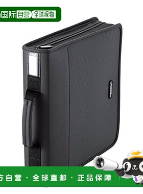 【日本直邮】ELECOMDVDCD盒钱包带拉链160张纸CCD-SS160BK