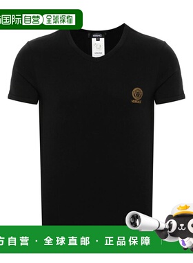 1h可退 香港直邮versace 范思哲 男士 弹性平纹针织 T 恤 AUU0100