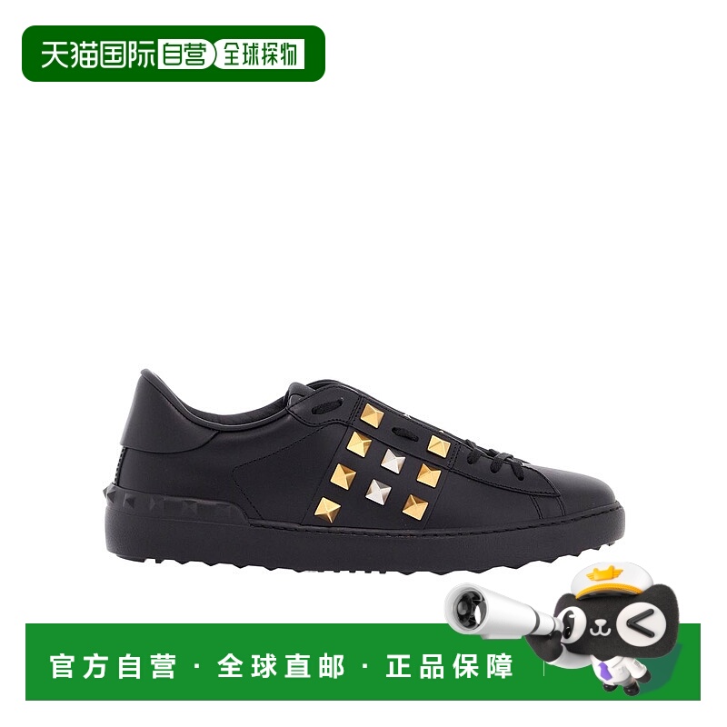 香港直邮VALENTINO 男士运动鞋 YS0931GDLRJH SS2025 黑色 Rockst