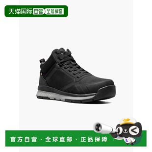 自营Women's Bogs Sandstone Mid CT 78993CT-001 Black Safety T