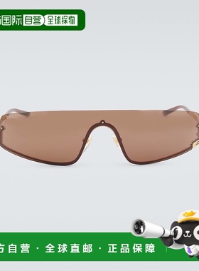 1h可退 香港直邮潮奢 Gucci 古驰 男士 Tom 防护罩太阳眼镜 00091