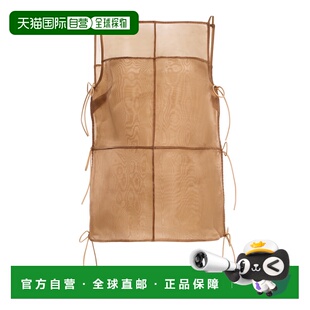 1h可退 香港直邮Staud 女士 Chandler Tie-Detailed 雪纺上衣