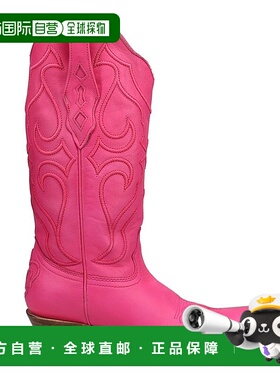 1h可退 【美国直邮】corral 女士 靴子新款皮鞋长筒靴女靴尖头鞋