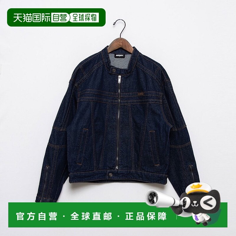 日本直邮NERDY UNI NY DENIM 牛仔机车夹克 [NE8621EU000658] 海