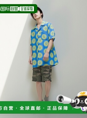 1h可退 日本直邮DEUS EX MACHINA 男士彩色印花短袖度假衬衫 DMP2