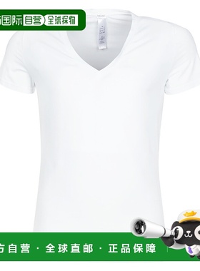 欧洲直邮Hom  SUP' COTTON TSHIRT COL V PROFOND 男士服装短袖T