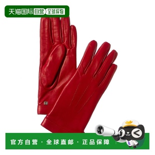 Cuff Cashmere Lined 自营Bruno Gloves Logo Leather Magli