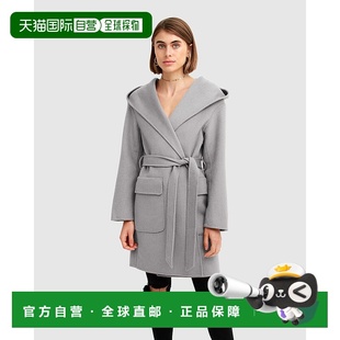 灰色泥灰 自营 bloom甜美逃生长袍外套 美国奥莱直发 belle