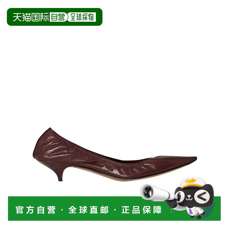 香港直邮THE ROW 女士高跟鞋 F1542SL1BRBG AW2024 红色 Liisa 皮