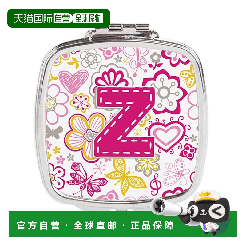 自营 Carolines Treasures CJ2005-ZSCM 字母 Z 花蝴蝶粉色正品
