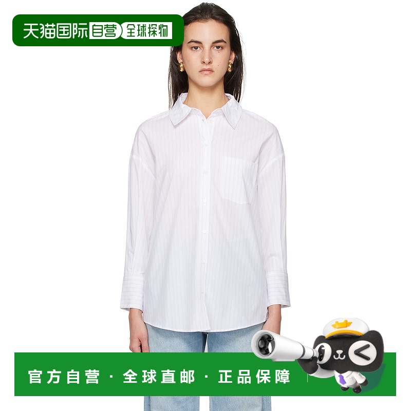 香港直邮ANINE BING 女士 白色 Mika 衬衫 A0710543