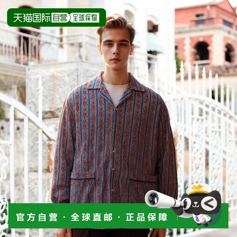 香港直邮VALENTINO 男士衬衫 VABQ65AN2QQX SS2025 灰色 长袖衬衫