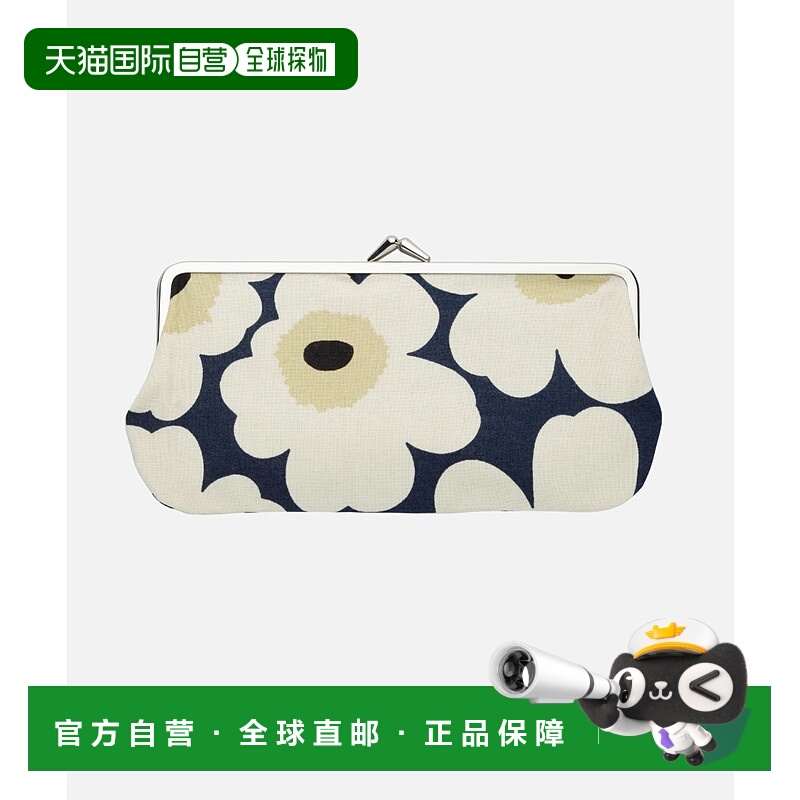 1h可退 日本直邮marimekko 女装 Unikko 系列花型横款钱包 522594
