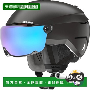 韩国直邮ATOMIC阿托米克成人滑雪滑板安全帽防摔头盔帽护目镜一体