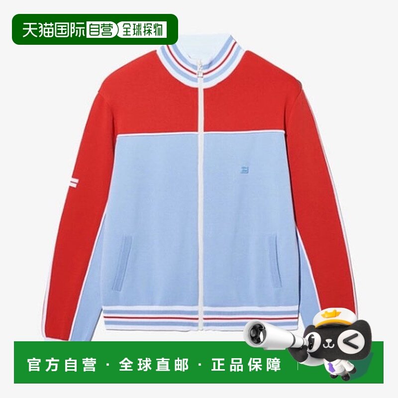 韩国直邮FILA 휠라 F+ Line 拼色针织运动上衣 fo252ft10x002442