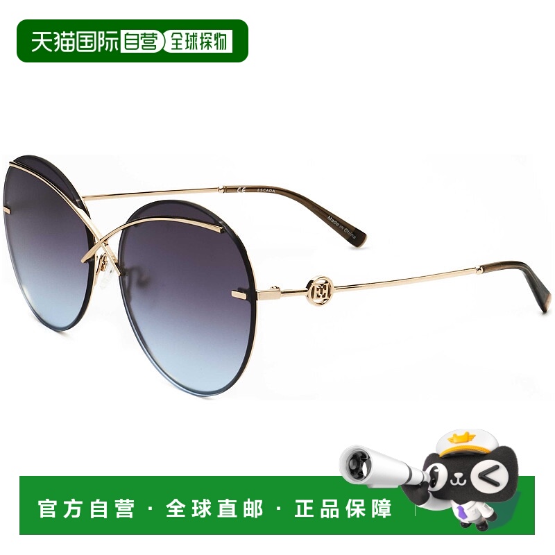 自营 Escada女式61毫米灰色太阳镜-金色 美国奥莱直发艾斯卡达 - 封面