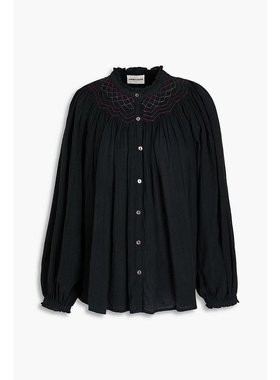 美国直邮ANTIK BATIK Daya刺绣棉纱布衬衫 女装 女士精品