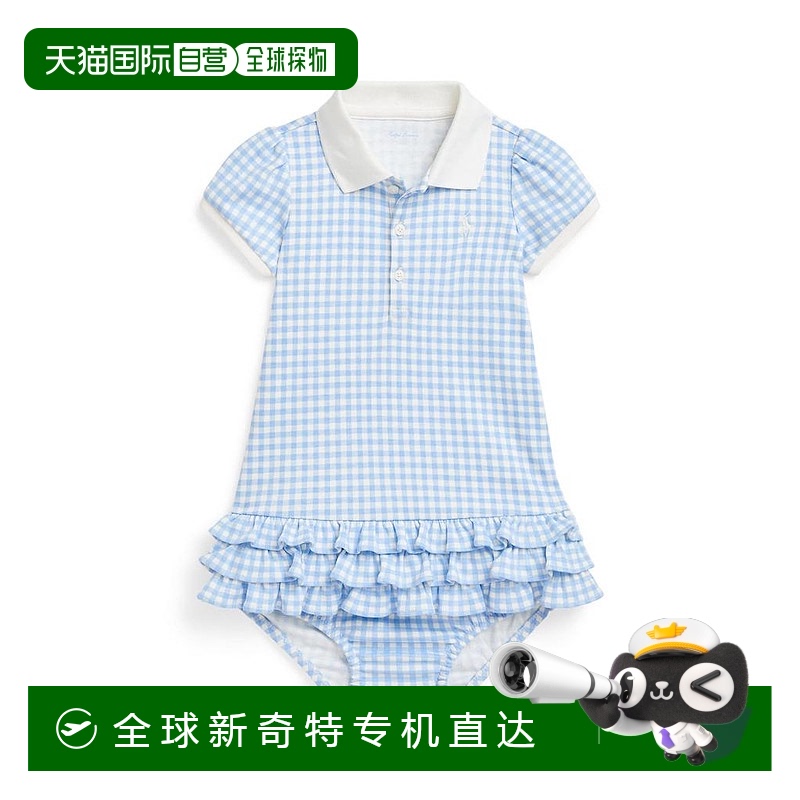 1h可退 【美国直邮】ralph lauren 婴幼儿 连衣裙新款格子